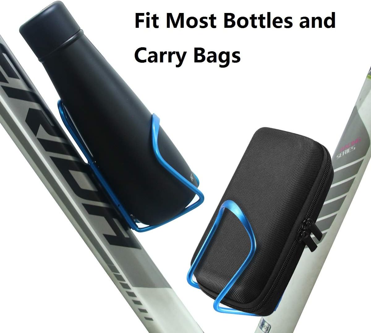 Soporte para botellas de agua para bicicleta, de aleación de aluminio, ligero, para botellas de agua, 2 unidades, soportes para botellas de agua,