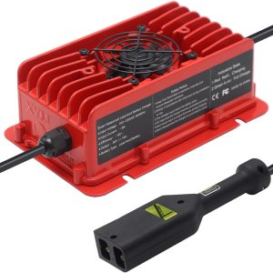 Eseegoo Cargador de batería de repuesto de 12 amperios y 36 voltios para carrito de golf EZGO EZ-GO TXT de 36 voltios con enchufe Denchufe estilo Eseegoo Cargador de batería de repuesto de 12 amperios y 36 voltios para carrito de golf EZGO EZ-GO TXT de 36 voltios con enchufe Denchufe estilo