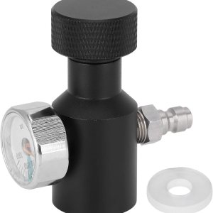 Estación de llenado de tanque de CO2, adaptador de carga, accesorio regulador, conector macho para herramientas de adaptador de recarga de cilindro Estación de llenado de tanque de CO2, adaptador de carga, accesorio regulador, conector macho para herramientas de adaptador de recarga de cilindro