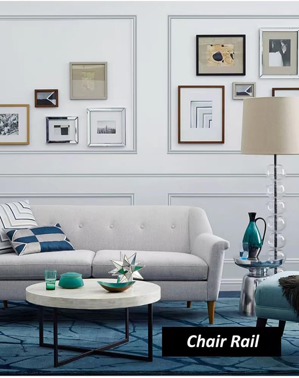 Tiras decorativas autoadhesivas flexibles para despegar y pegar, moldura de pared, moldura de esquina 3D para decoración del hogar, marco de espejo