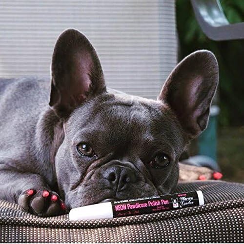 Lápiz de pedicura Warren London Pawdicure, esmalte de uñas para perro, paquete de de 1, Anaranjado Neón
