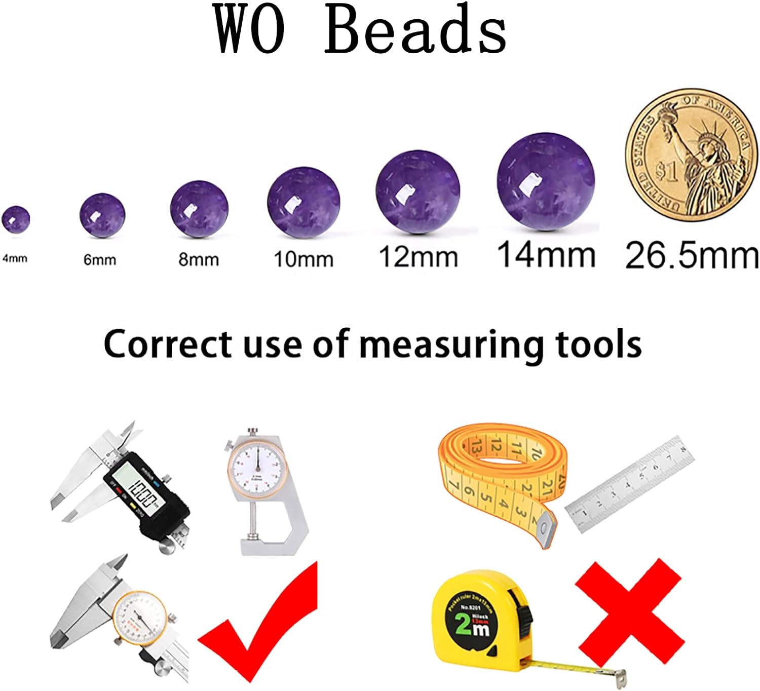 Cuentas de ojo de tigre morado natural, cuentas redondas y sueltas, piedras preciosas energéticas, poder curativo para hacer joyas, 0.315 pulgadas,