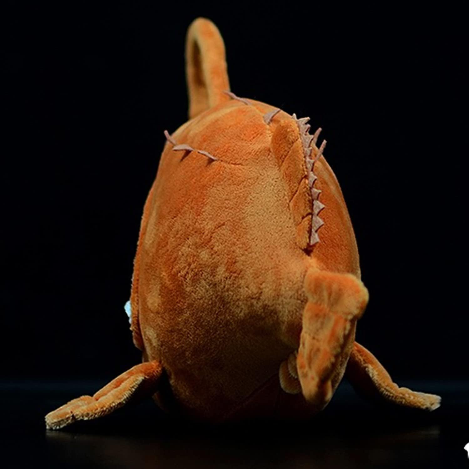 Animales de peluche de pez pescador de simulación de 10 pulgadas, lindo pez pescador suave juguete de peluche para niños almohadas de decoración de