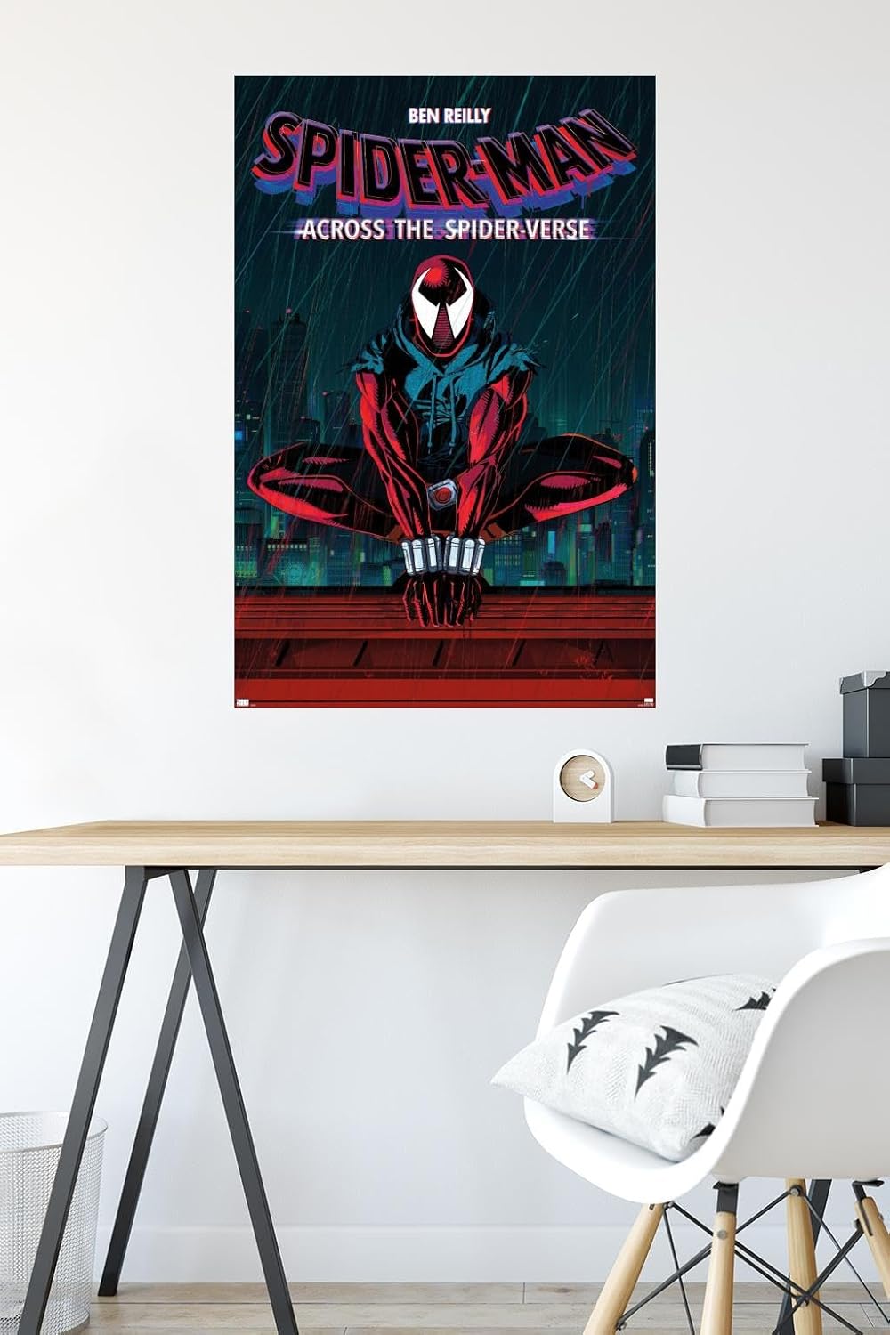 Trends International Marvel Spider-Man Across The Spider-Verse – Póster de pared de una hoja de Ben Reilly, 22.37 x 34.00 pulgadas, versión premium