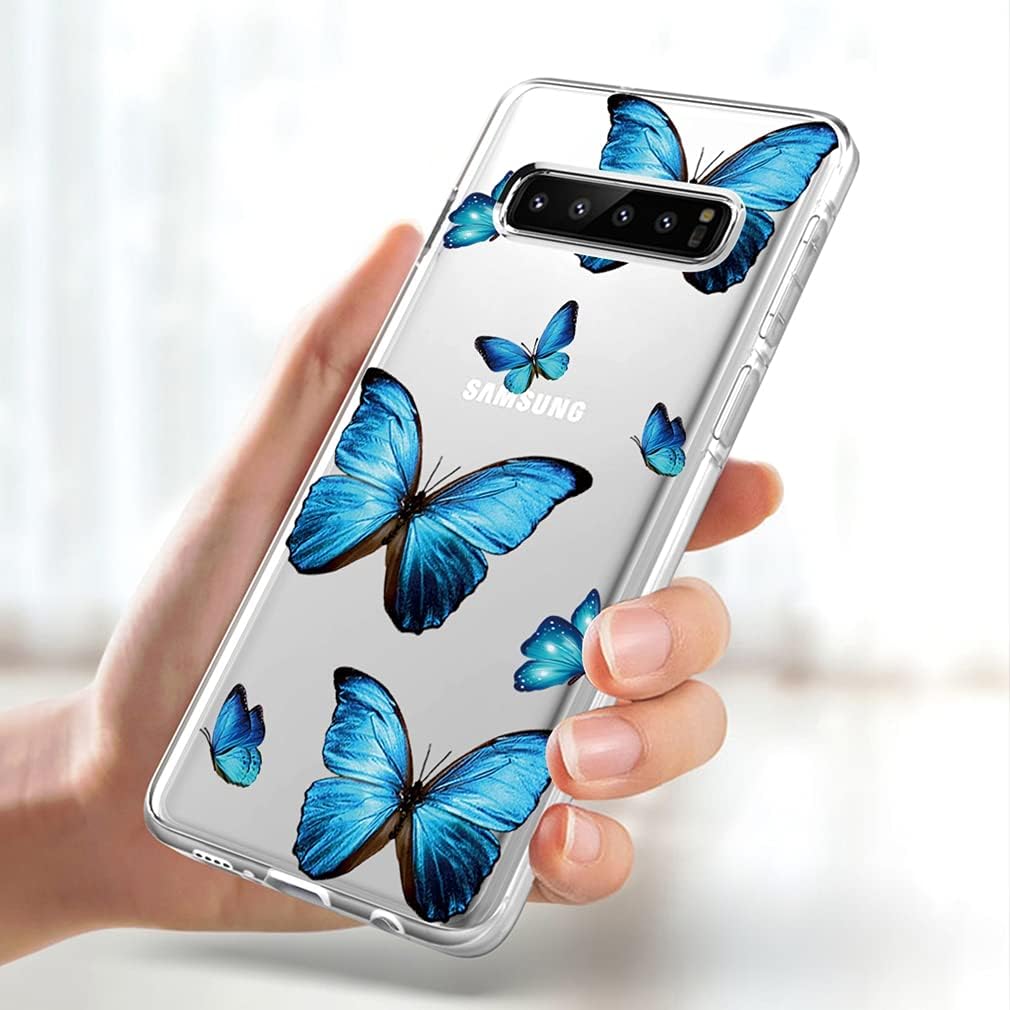 Funda para Galaxy S10 Plus (no compatible con S10 5G), Samsung S10 Plus Linda, funda transparente y flexible de TPU de silicona de goma suave para