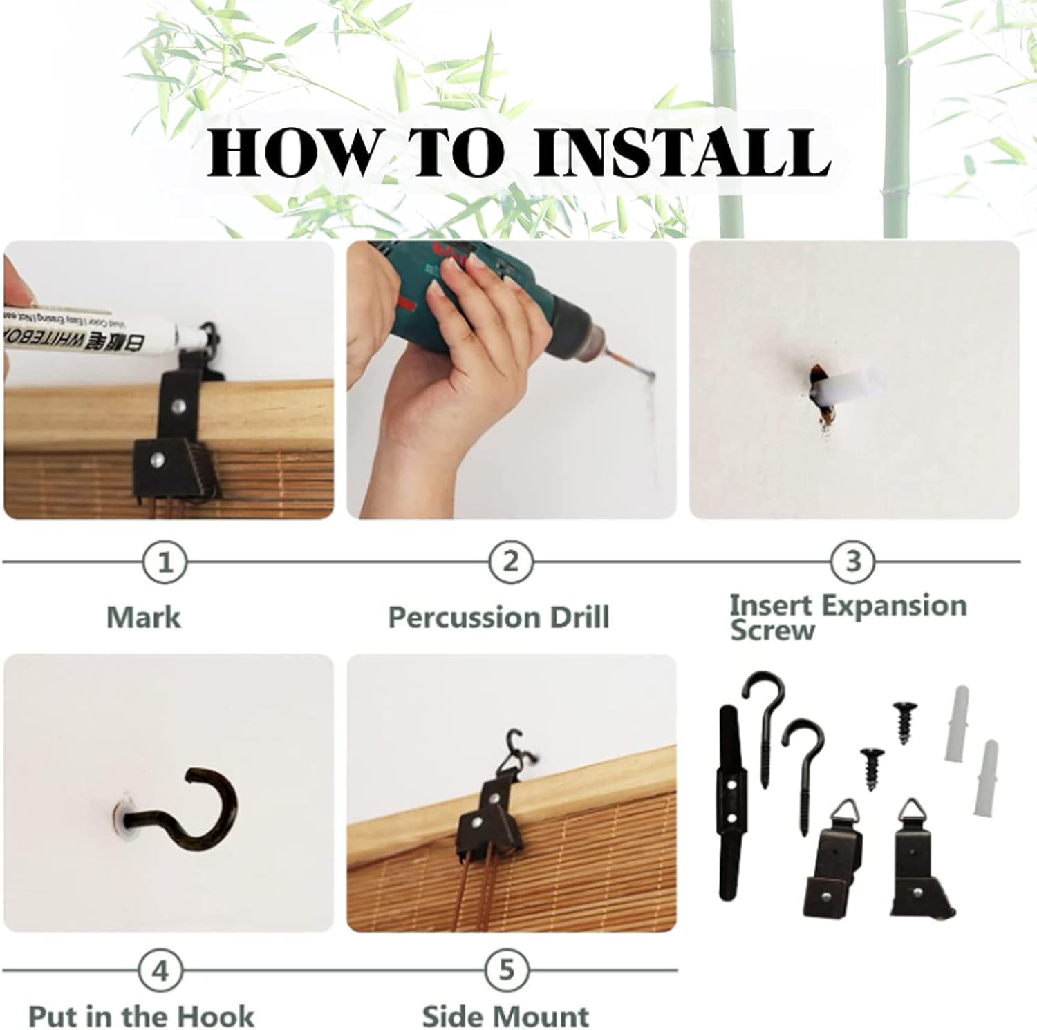 Persianas enrollables de bambú para exteriores, persianas enrollables para filtrar la luz, persianas enrollables de bambú para exteriores, persianas