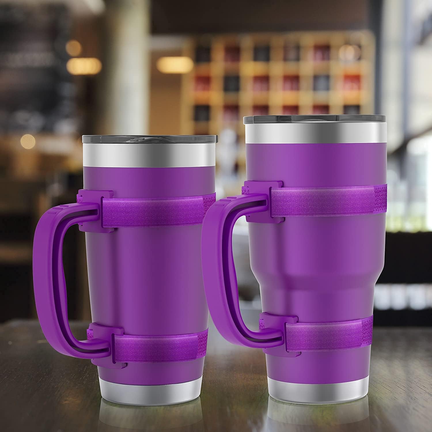 YOUCOX Mango de vaso ajustable para YETI de 20 onzas, 30 onzas, 40 onzas, 20 onzas a 44 onzas, RTIC, Ozark Trail, Simple Modern, SIC, SUNWILL,