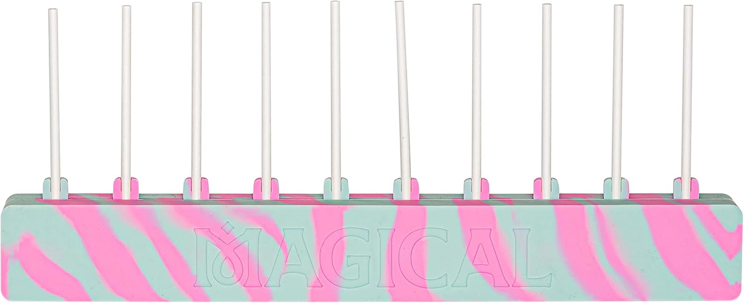 Magical Butter Machine Lollipop – Bandejas antiadherentes de silicona para caramelos duros de chocolate y jabones (multicolor)