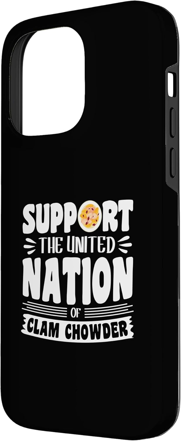 iPhone 14 Pro Max Support the united nation of Clam Chowder Case