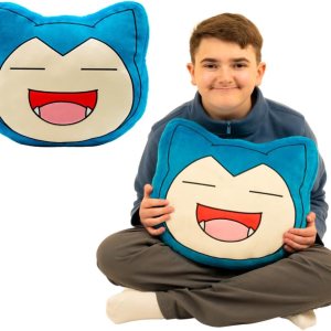 Franco Anime Gaming Bedding – Almohada decorativa de felpa súper suave y acogedora, talla única, Snorlax Franco Anime Gaming Bedding – Almohada decorativa de felpa súper suave y acogedora, talla única, Snorlax