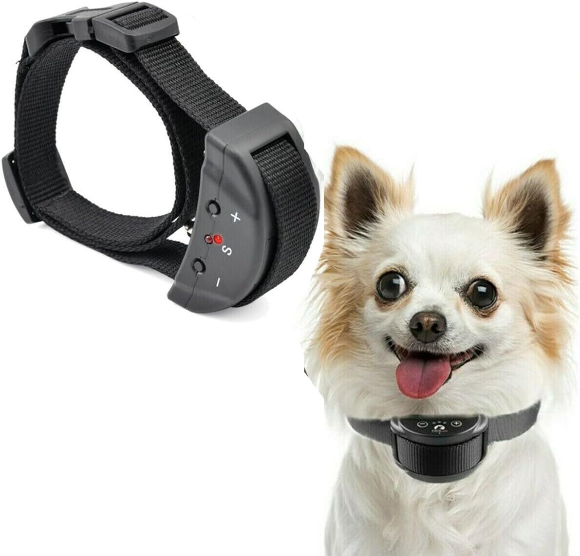 Mascota automática anti del collar del entrenamiento del choque del perro que ladra para el pequeño perro mediano grande