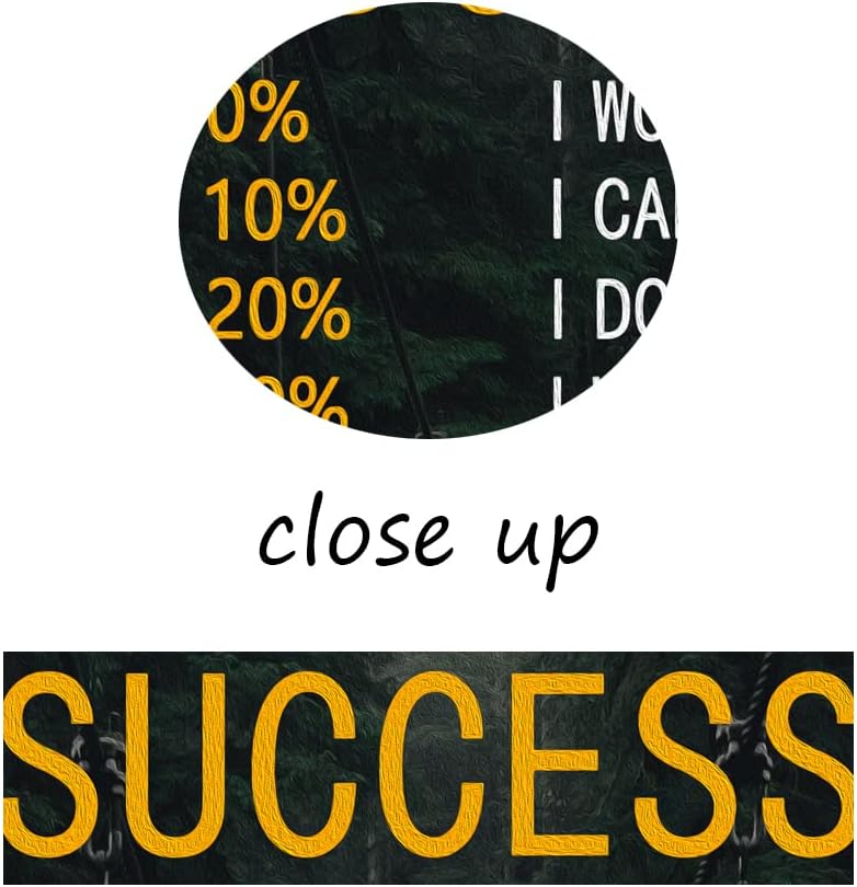 Chances of Success – Lienzo inspirador para pared, póster motivacional positivo, impresiones inspiradoras de pintura para oficina, sala de estar,