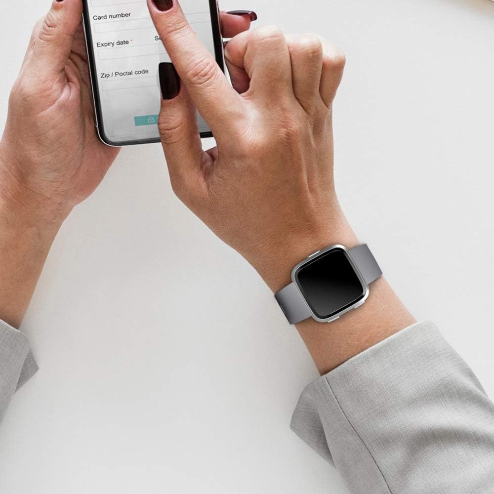 Wepro – Correas para reloj inteligente, compatibles con Fitbit Versa, Versa 2 y Versa Lite SE, para mujeres y hombres, pequeños y grandes