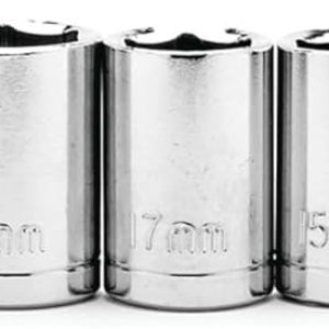 Performance Tool Juego de llaves combinadas métricas 1906, tamaños de 0.394 in-0.945 in, acero de aleación cromado, con práctico estante de Performance Tool Juego de llaves combinadas métricas 1906, tamaños de 0.394 in-0.945 in, acero de aleación cromado, con práctico estante de