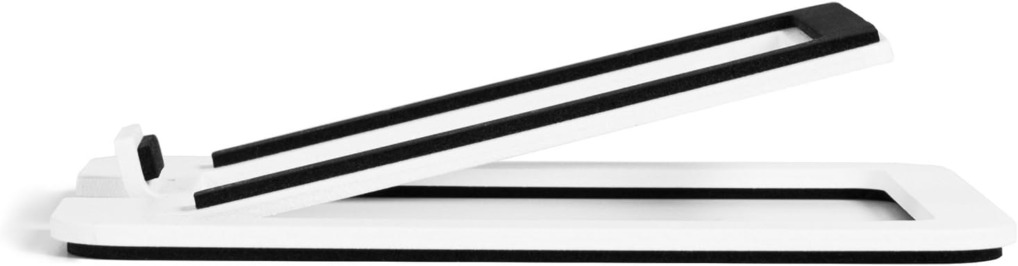Kanto S2W – Soportes de altavoz de escritorio inclinados para altavoces pequeños y monitores de estudio compactos de 2 a 3 pulgadas  Soporta 6
