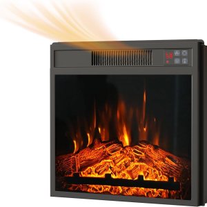 Inserto de chimenea eléctrica de 23 pulgadas, calentador de chimenea empotrado con bajo ruido, control remoto con temporizador, pantalla táctil, Inserto de chimenea eléctrica de 23 pulgadas, calentador de chimenea empotrado con bajo ruido, control remoto con temporizador, pantalla táctil,
