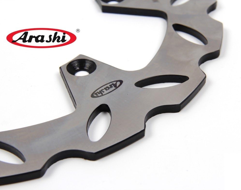 Arashi Rotores de discos de freno delanteros y traseros para Suzuki DRZ400SM DR-Z400SM 2005-2021 Piezas de repuesto de motocicleta DRZ DR-Z 400