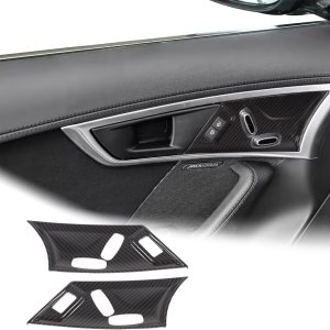 2 piezas de panel de ajuste eléctrico de asiento para Jaguar F-Type 2013-2024 botón de ajuste de asiento de coche interruptor marco accesorios 2 piezas de panel de ajuste eléctrico de asiento para Jaguar F-Type 2013-2024 botón de ajuste de asiento de coche interruptor marco accesorios
