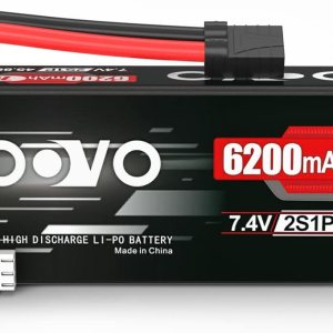 HOOVO 7.4V 6200mAh 70C 2S Lipo Batería Caso Duro para RC Car RC Helicóptero RC Camión RC Truggy Avión Quadcopter UAV Drone FPV HOOVO 7.4V 6200mAh 70C 2S Lipo Batería Caso Duro para RC Car RC Helicóptero RC Camión RC Truggy Avión Quadcopter UAV Drone FPV