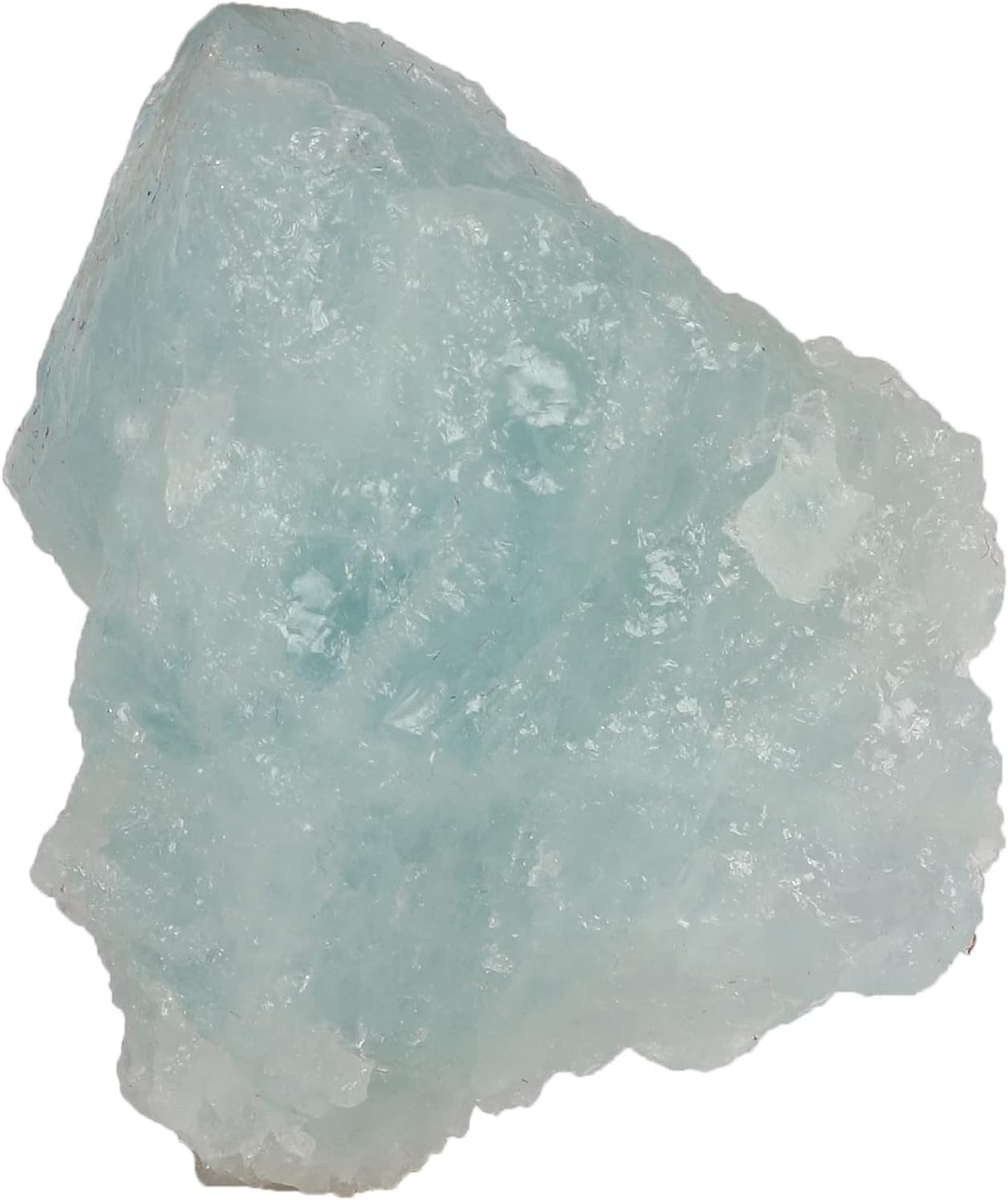 GEMHUB 164.55 CT – Cristal de cristal áspero de aguamarina de grado A, cristal curativo suelto de chakra natural para bombeo, corte, lapidario, reiki