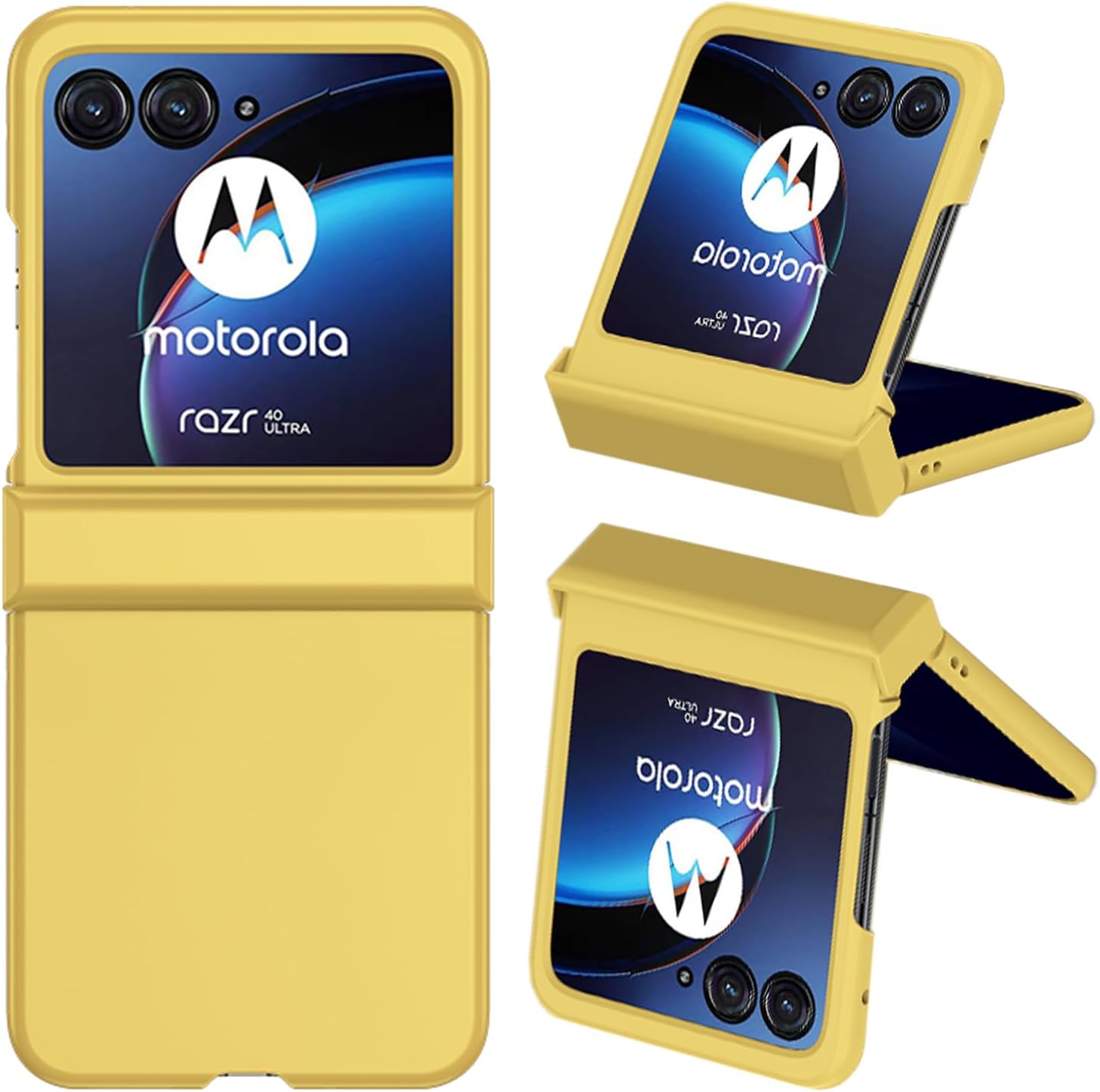 NINKI Funda compatible con Motorola Razr Plus 2023, Motorola Razr+ 2023 con protección de bisagra, bonita funda protectora resistente para Motorola