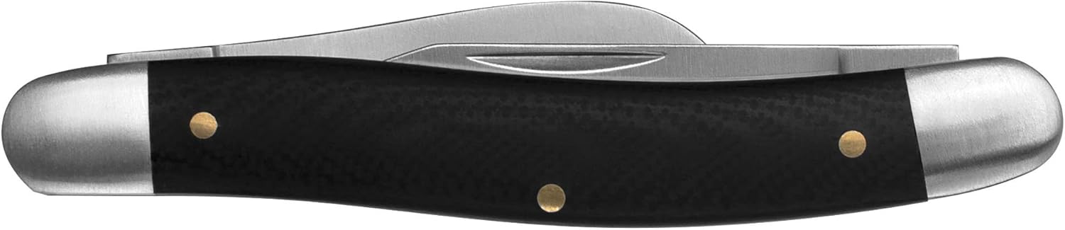 Kershaw Cuchillos de bolsillo clásicos Slipjoint, mango G10 con diseño de madera antigua, versiones de 1, 2 y 3 cuchillas