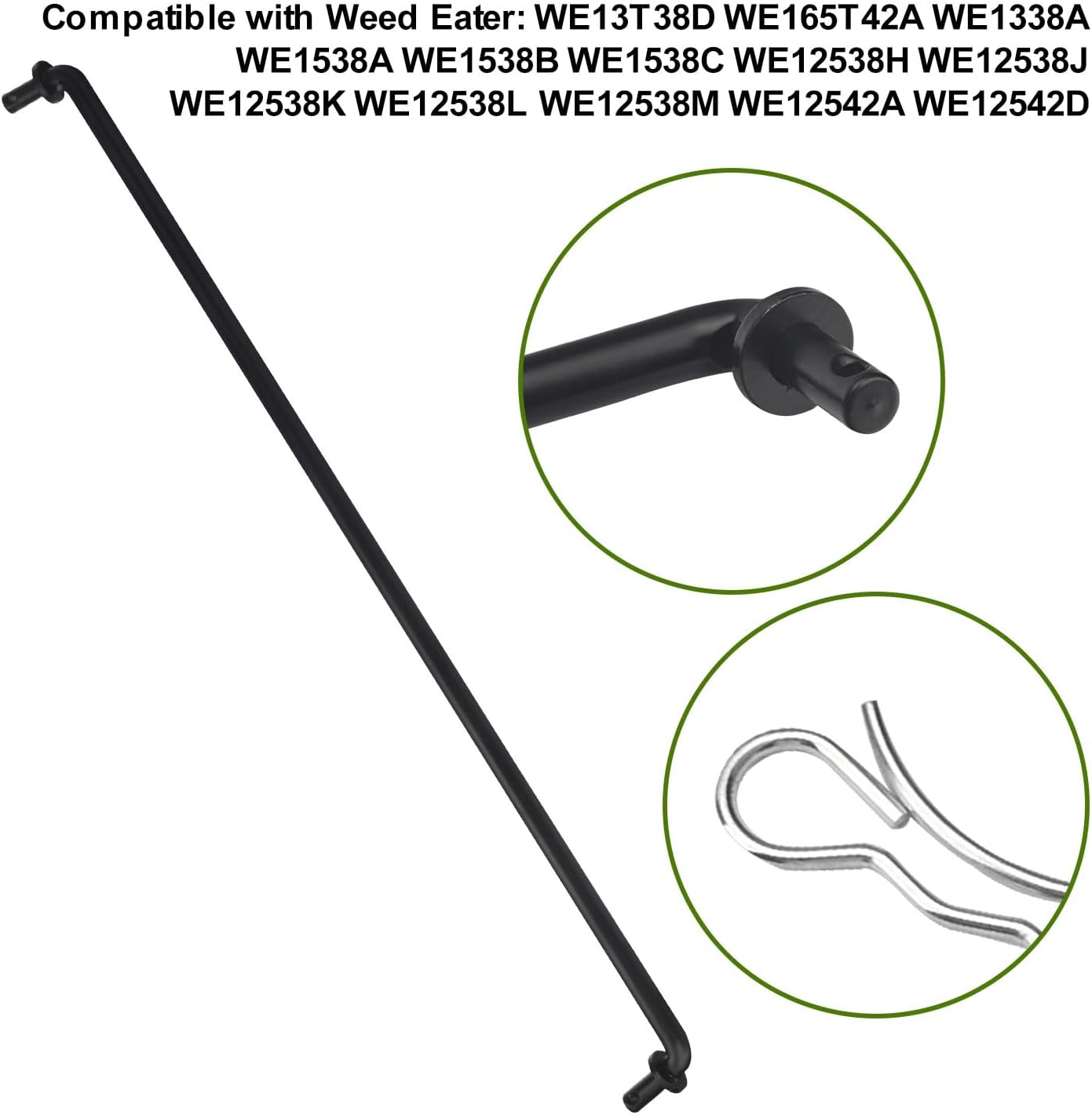 130465 Barra de acoplamiento AYP de 20-58 pulgadas compatible con Poulan Compatible con H-usqvarna Poulan Roper Craftsman Weed Eater, reemplaza