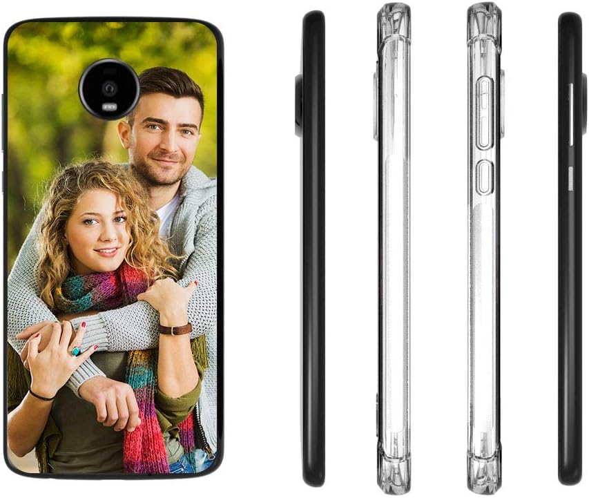 shumei Funda personalizada para Moto Z4, funda antiarañazos, TPU suave, transparente, personalizada, para hacer tus propias fundas de teléfono con