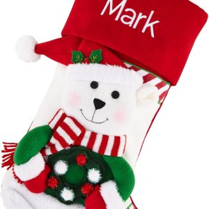 Let’s Make Memories Calcetín de Navidad personalizado, familia de bastones de caramelo, medias para la familia, bordados, felpa 3D, decoración de Let’s Make Memories Calcetín de Navidad personalizado, familia de bastones de caramelo, medias para la familia, bordados, felpa 3D, decoración de