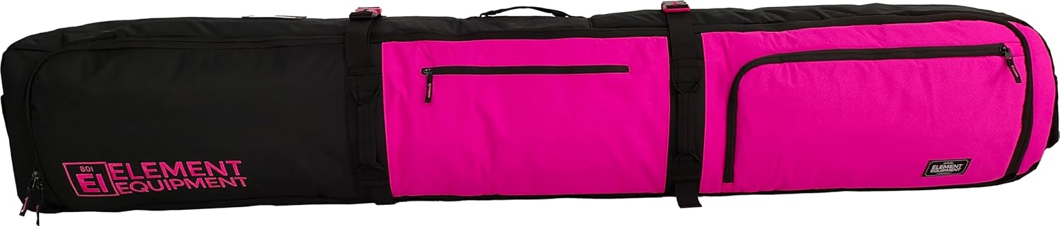 Element Equipment Bolsa de esquí acolchada con ruedas Ultimate Double – Bolsa de viaje de doble rodillo de alta calidad