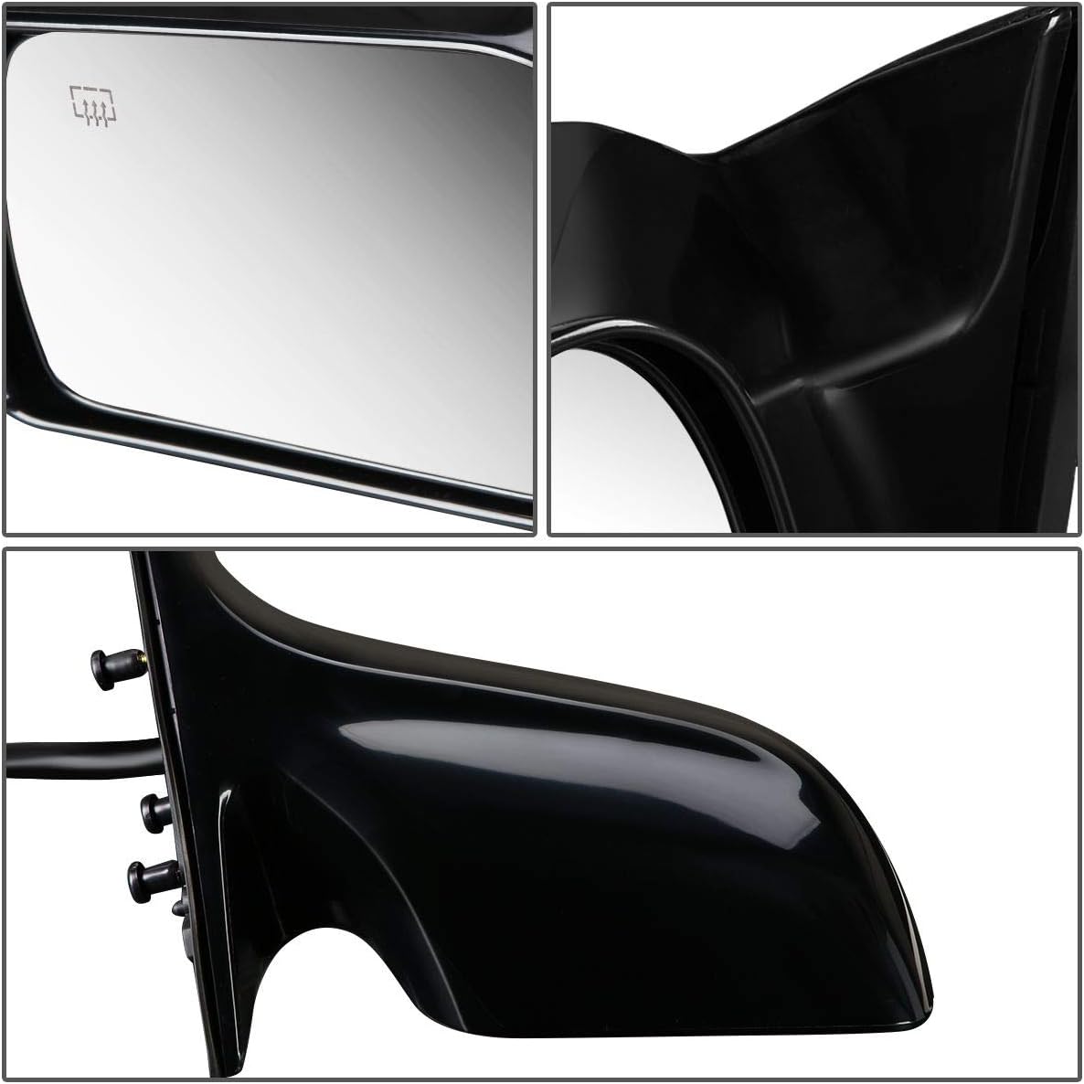 DNA Motoring OEM-MR-TO1321209 – Espejo de puerta lateral derecha, con alimentación de fábrica, calefacción, memoria, compatible con Toyota Avalon