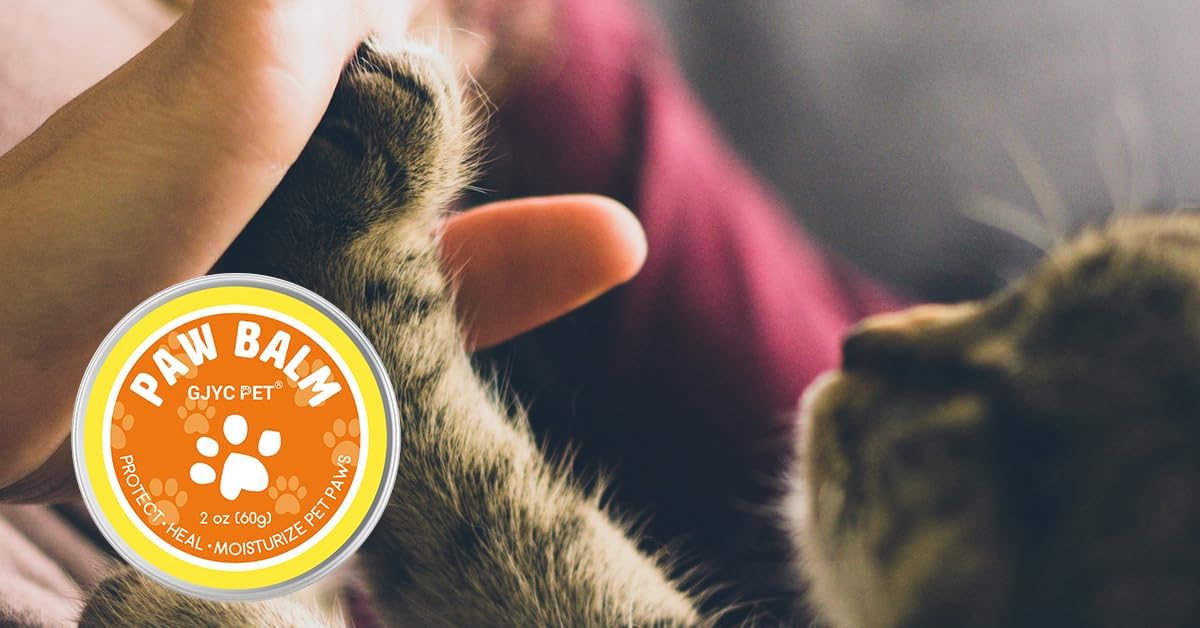 GJYC PET Bálsamo para patas de perro  2 oz (60 g) de protección natural para patas secas y agrietadas y nasales  Loción de almohadilla para patas