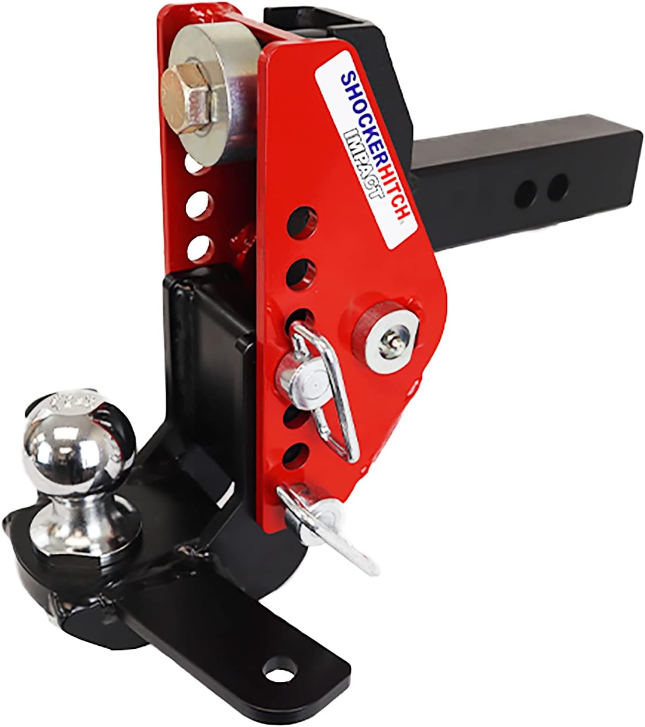 Shocker – Cojín de impacto con control de balanceo, se adapta a enganche de 2 pulgadas, tiene bola de 2 pulgadas