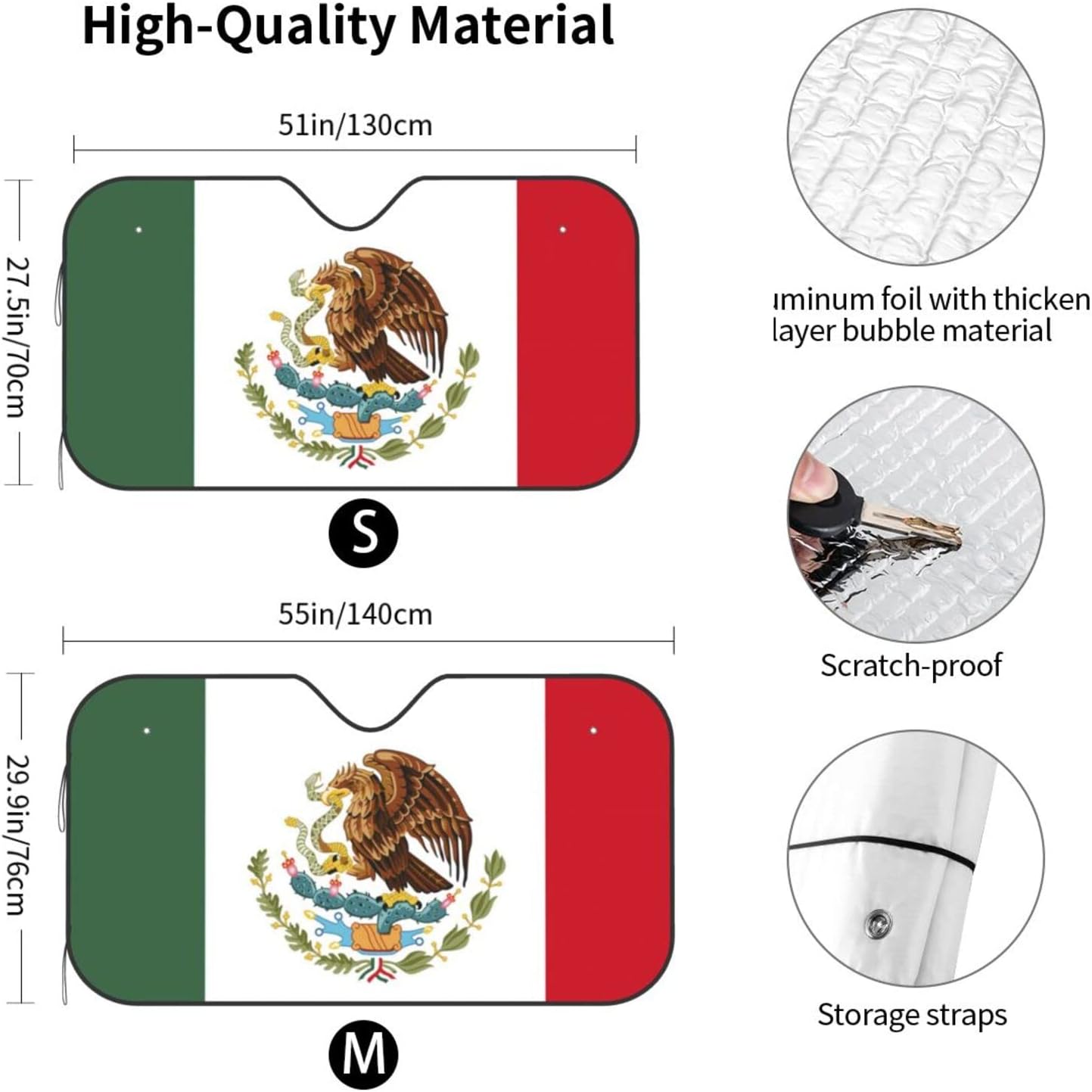 Parasol personalizado para parabrisas de automóvil, parasol personalizado para ventana delantera, protector de vehículo para sedanes, SUV, camiones,