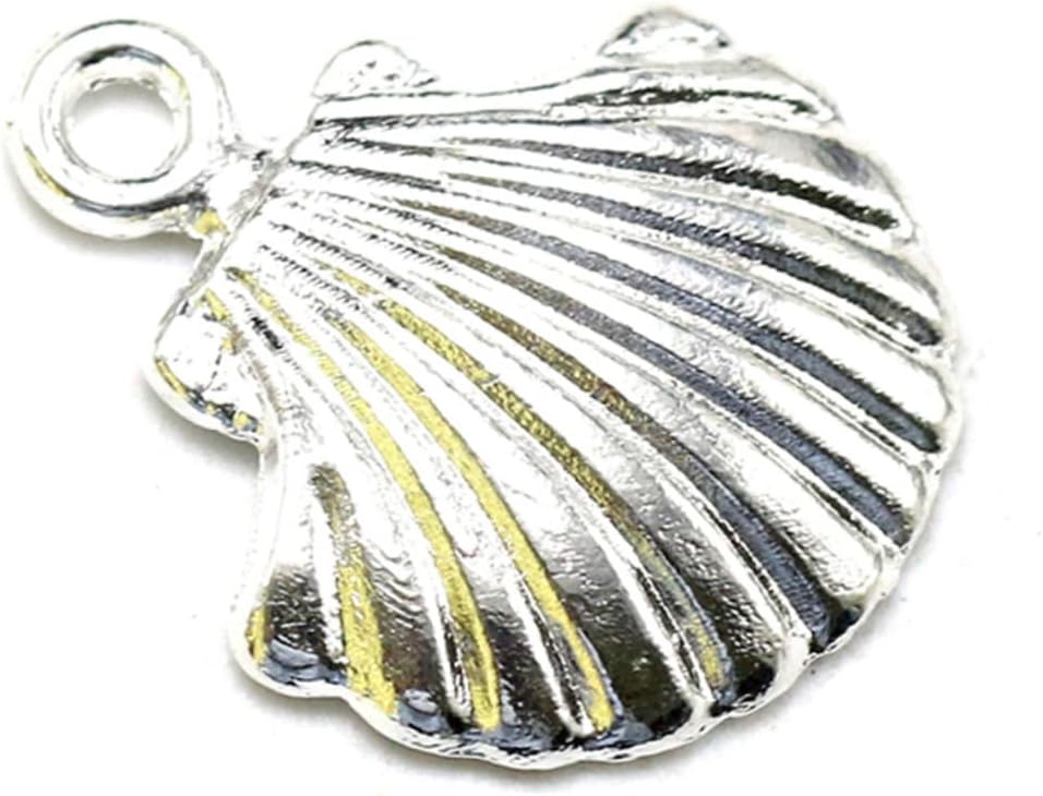 SEWACC 100 piezas de cierre colgante para collar, decoración retro, kit de decoración de orejas, joyería hallazgos, dijes DIY