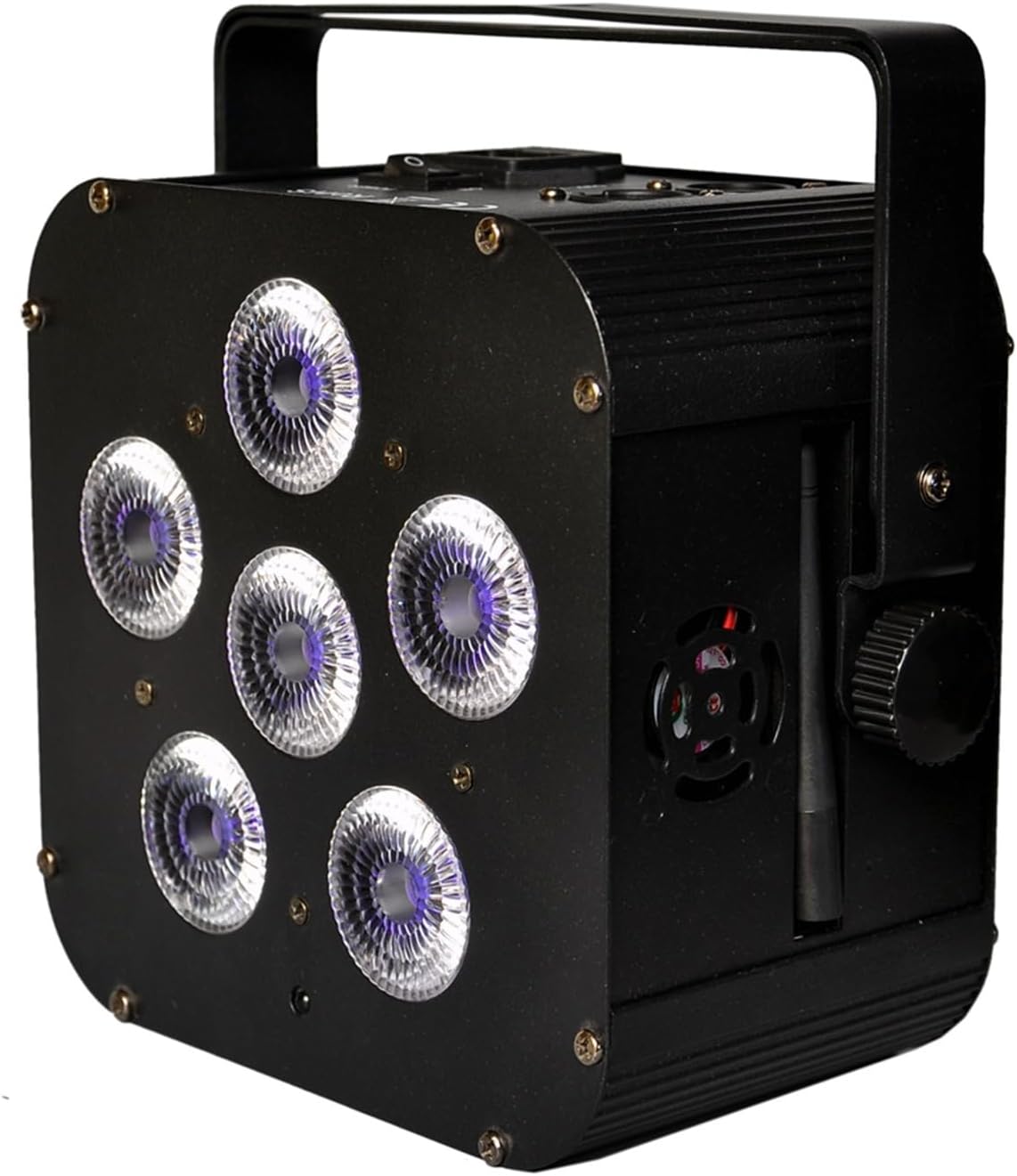 Luces de fiesta portátiles DJ discoteca, 6x18w Rgbaw UV 6in1 batería alimentación inalámbrica DMX LED Par luz para iluminación de escenario