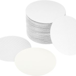 PATIKIL Revestimiento de tapa de papel de aluminio de 3.32 pulgadas, 150 piezas resistentes a la inducción de manipulaciones selladoras térmicas PATIKIL Revestimiento de tapa de papel de aluminio de 3.32 pulgadas, 150 piezas resistentes a la inducción de manipulaciones selladoras térmicas