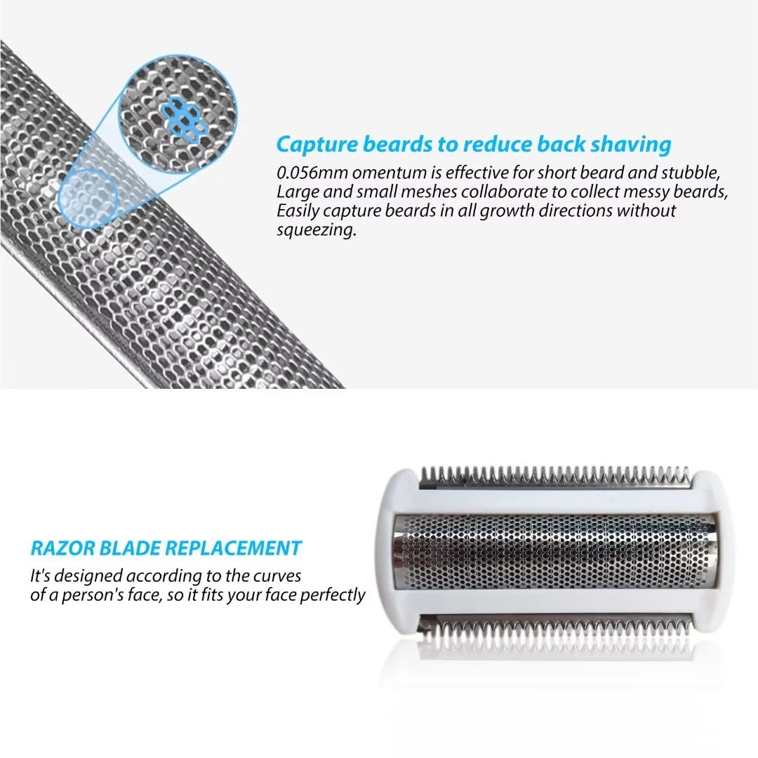 BRL130 BRL140 BRE620 BRE640 BRE650 BRE630 White Trimmer Shaver Head Foil Reemplazo para Philips Norelco Bodygroom