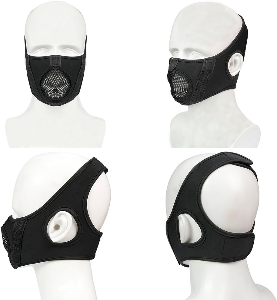 máscara de media cara, talle único que cabe para todos, máscara protectora de media cara para Airsoft Paintball BB Gun CS Game caza tiro, máscara