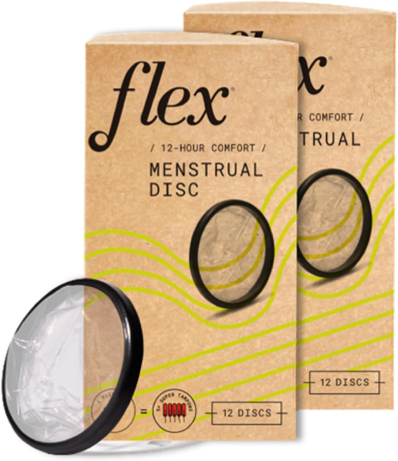 Flex Discos menstruales  Discos desechables para el período  Reduce los calambres y la sequedad  Alternativa de tampón apta para principiantes