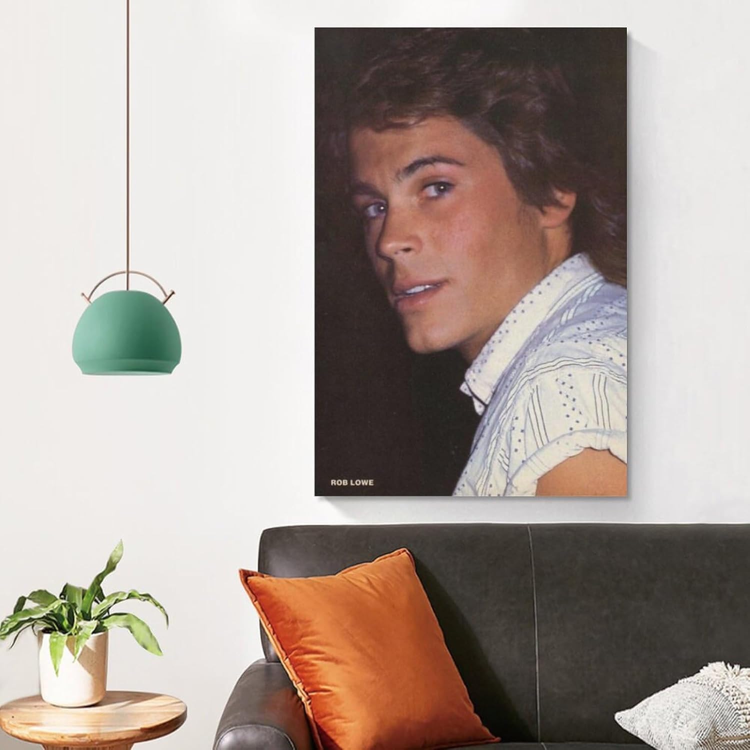 Pósteres artísticos de Rob Lowe de actores masculinos estadounidenses, impresión artística de pared, pintura fotográfica, cuadro colgante,