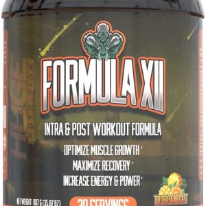 Suplementos enormes, fórmula XII Intra Workout Suplemento en polvo con fórmula de recuperación después del entrenamiento, ayuda a construir masa Suplementos enormes, fórmula XII Intra Workout Suplemento en polvo con fórmula de recuperación después del entrenamiento, ayuda a construir masa