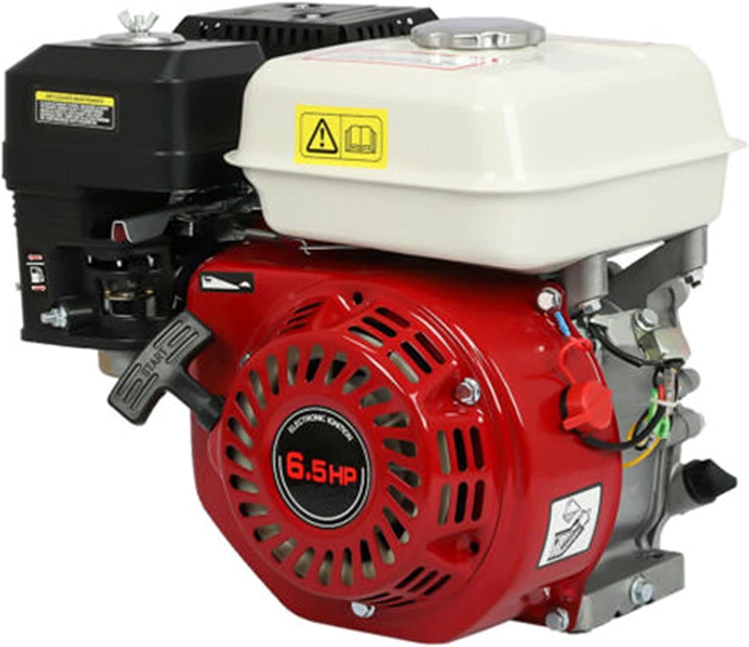 InSyoForeverEC Motor de gas de 4 tiempos, motor multiusos a gas, motor de motor de gas portátil con arranque de refrigeración por aire, respaldo del
