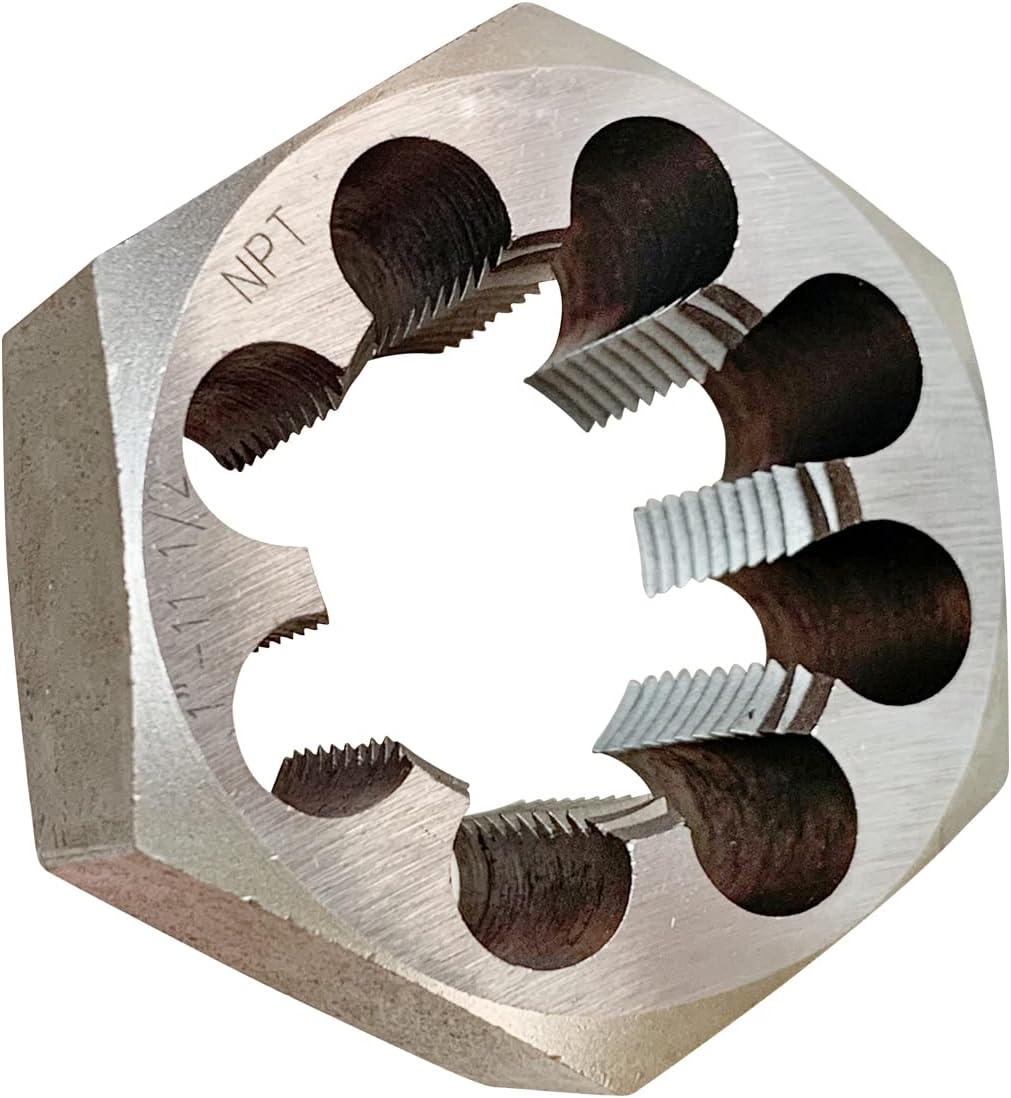 NPT Tubo Hex Troquel Cartbon Acero 1 “-11 12