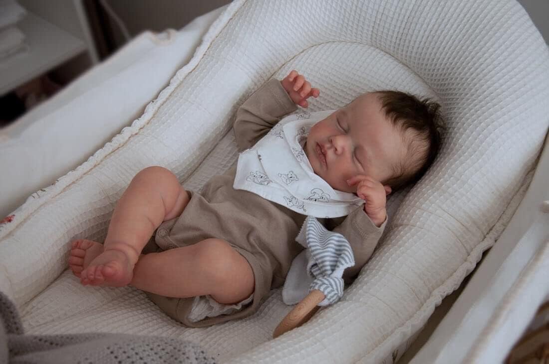 RXDOLL Muñeca Reborn de bebé recién nacido de 20 pulgadas, muñecas realistas de bebé recién nacido que se ven como muñecas de bebé de cuerpo suave