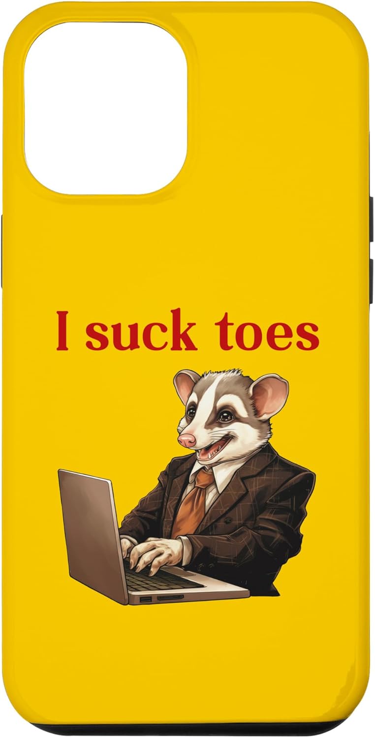 Funda para iPhone 12 Pro Max Funny Feet Lover Lamiendo los dedos del pie Humor extraño I Chuck Toes