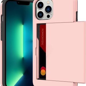 ZIYE Funda para iPhone 13 Pro Max con tarjetero, para iPhone 13 Pro Max, funda tipo cartera antiarañazos, doble capa, bolsillo oculto, a prueba de ZIYE Funda para iPhone 13 Pro Max con tarjetero, para iPhone 13 Pro Max, funda tipo cartera antiarañazos, doble capa, bolsillo oculto, a prueba de