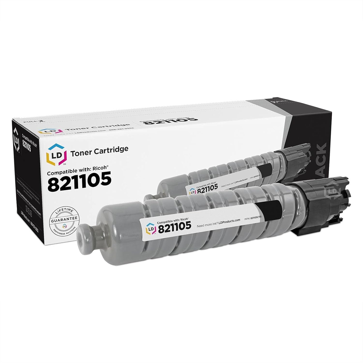 LD Compatible Toner Cartridge Replacement for Ricoh SP C430 821105 (Black) Compatible with Ricoh Aficio SP Printer Models C430DN C431DN C431DN-HS