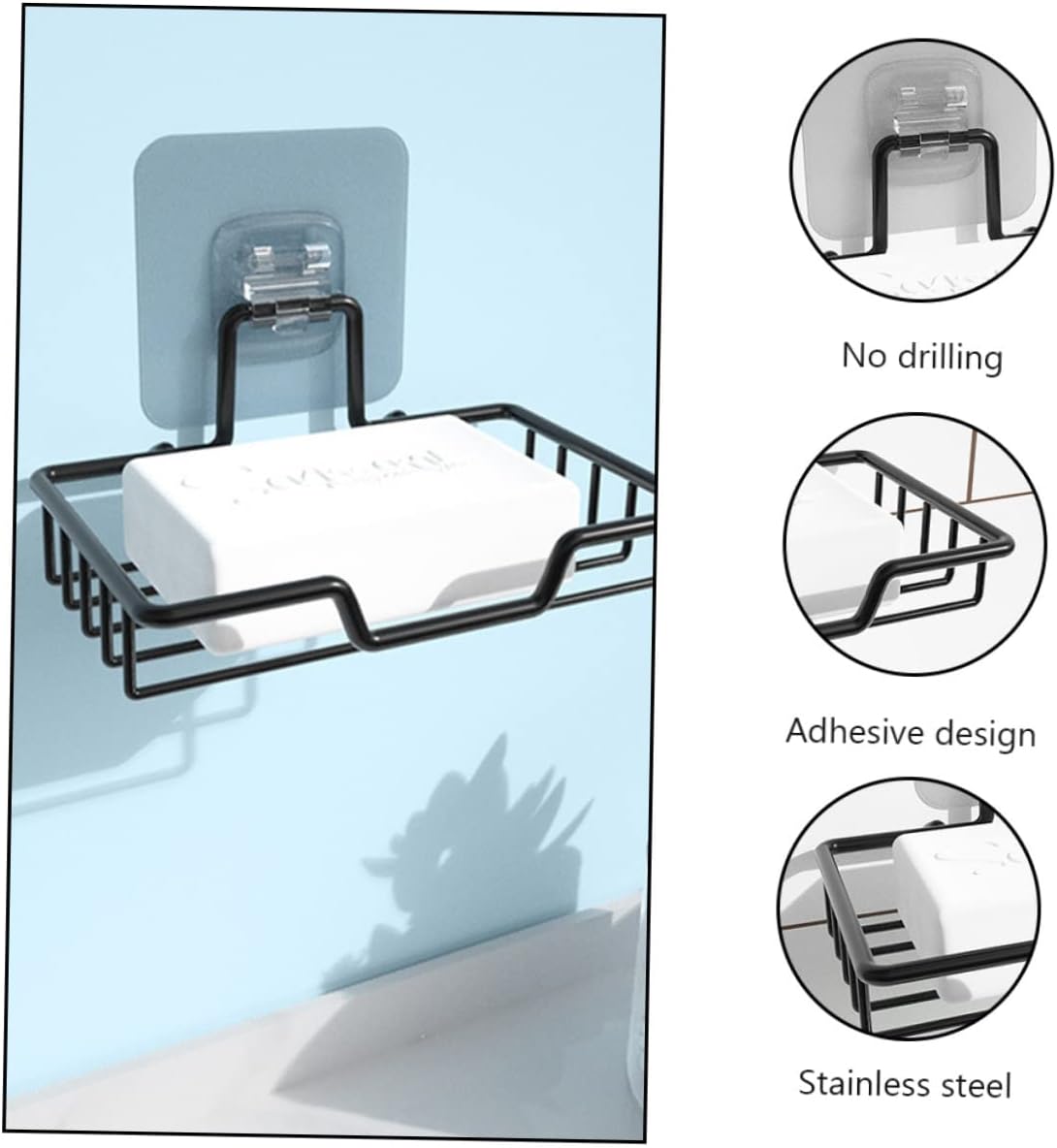 Caja de acero inoxidable Jabonera Titular de jabón de cocina Soporte de jabón de succión al vacío Caja de jabón de baño Jabonera Fregadero Soporte