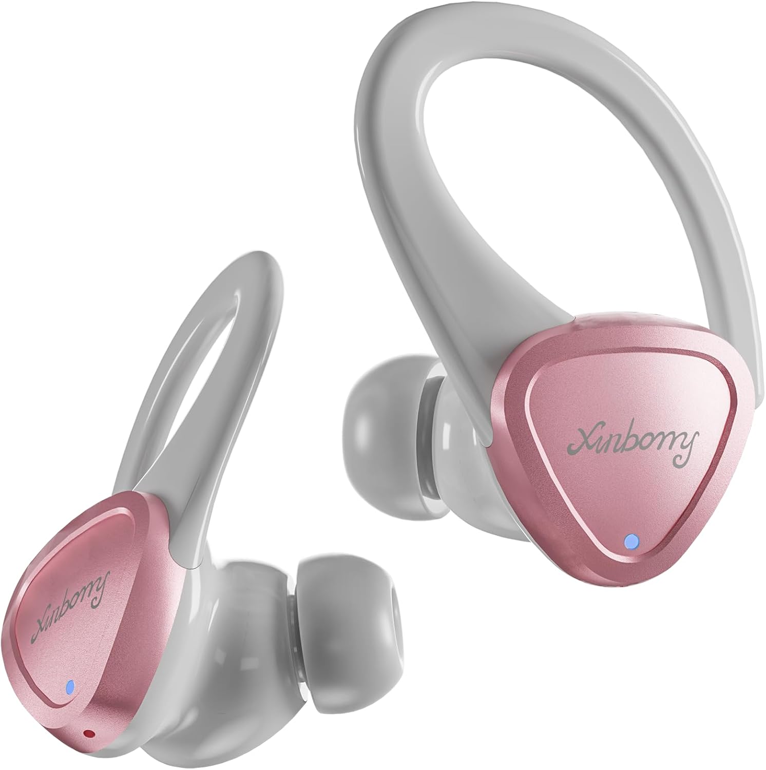 Auriculares inalámbricos Bluetooth con micrófono con cancelación de ruido, control táctil Bluetooth 5.3, 60 horas de tiempo de reproducción con